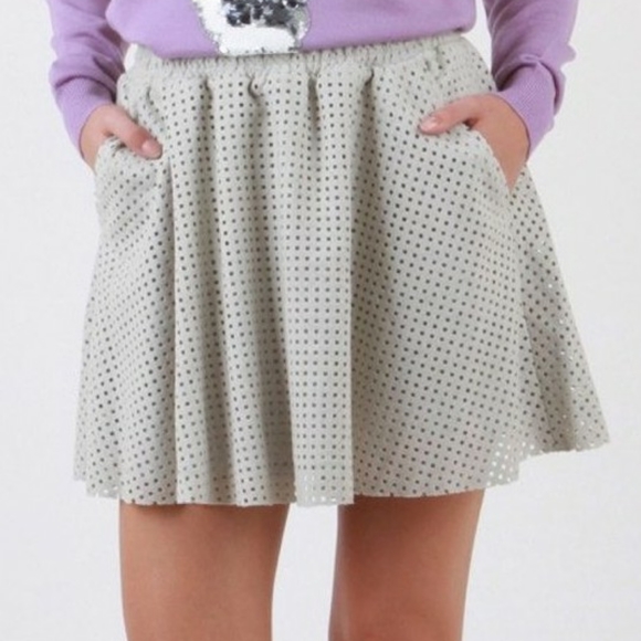 Designers Remix | Perforated Mini Skater Skirt - Picture 8 of 8